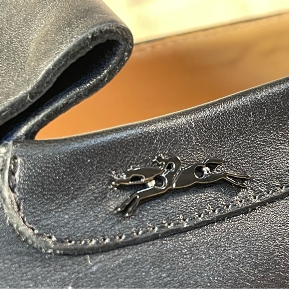 Longchamp Fall 2015 Ready to Wear Collection platform black leather loafers - Picture 13 of 14